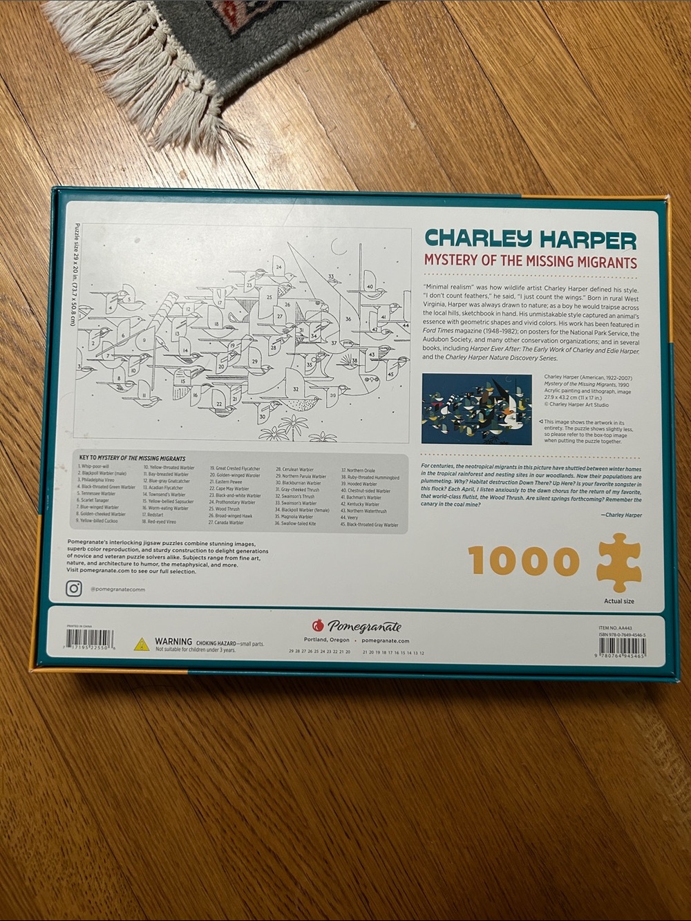Charley Harper 1000 Piece Puzzle - Picture 2 of 4